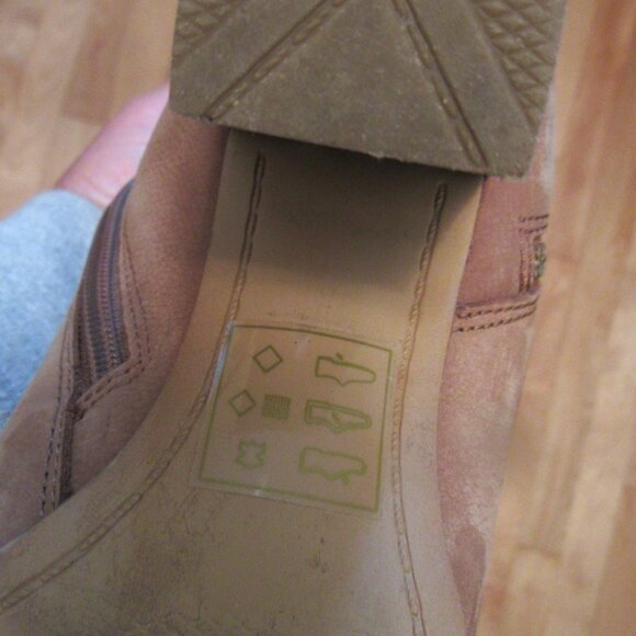 Aldo Naedia Suede Ankle Booties, Double Zipper Light Brown Suede - Picture 9 of 9